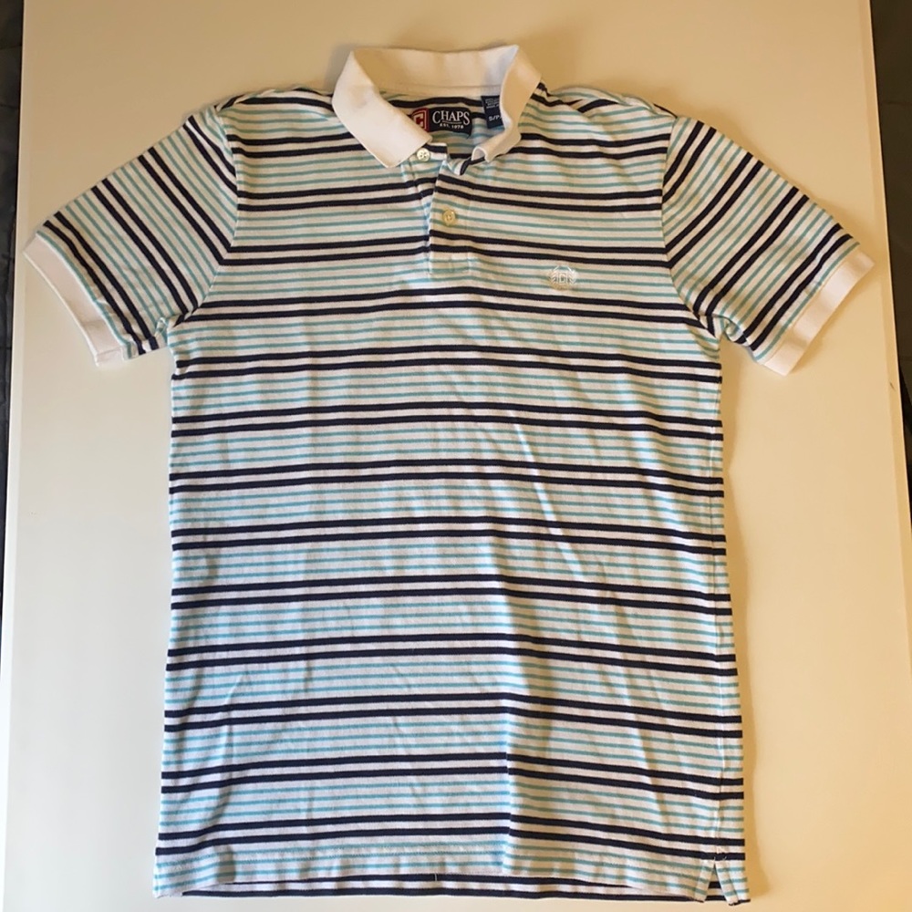 Chaps Polo Striped Small